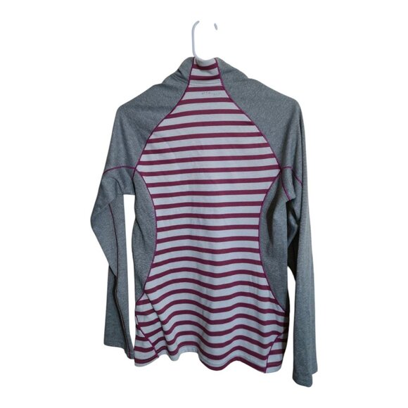 Patagonia Shirt Women S Capilene 3 Midweight Striped Pink Gray Gorpcore Camping - Picture 2 of 7